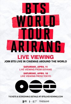 BTS World Tour - Arirang in Japan: Live Viewing